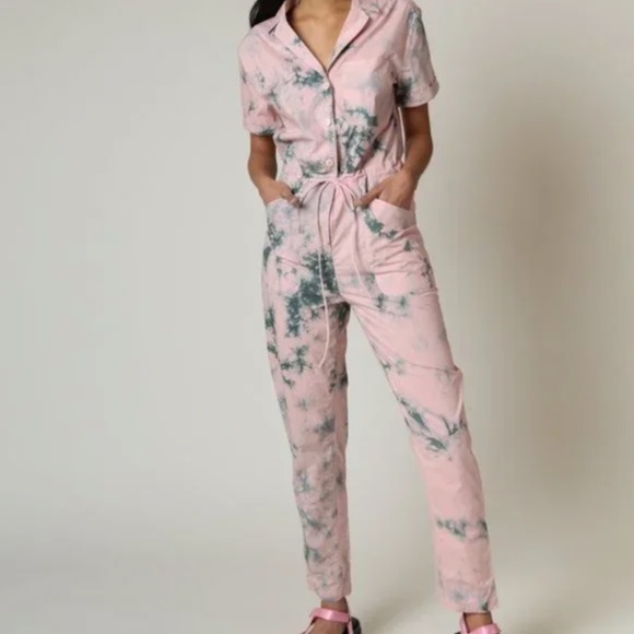 Rachel Antonoff Matthew Jumpsuit in Tie Dye - Picture 5 of 7